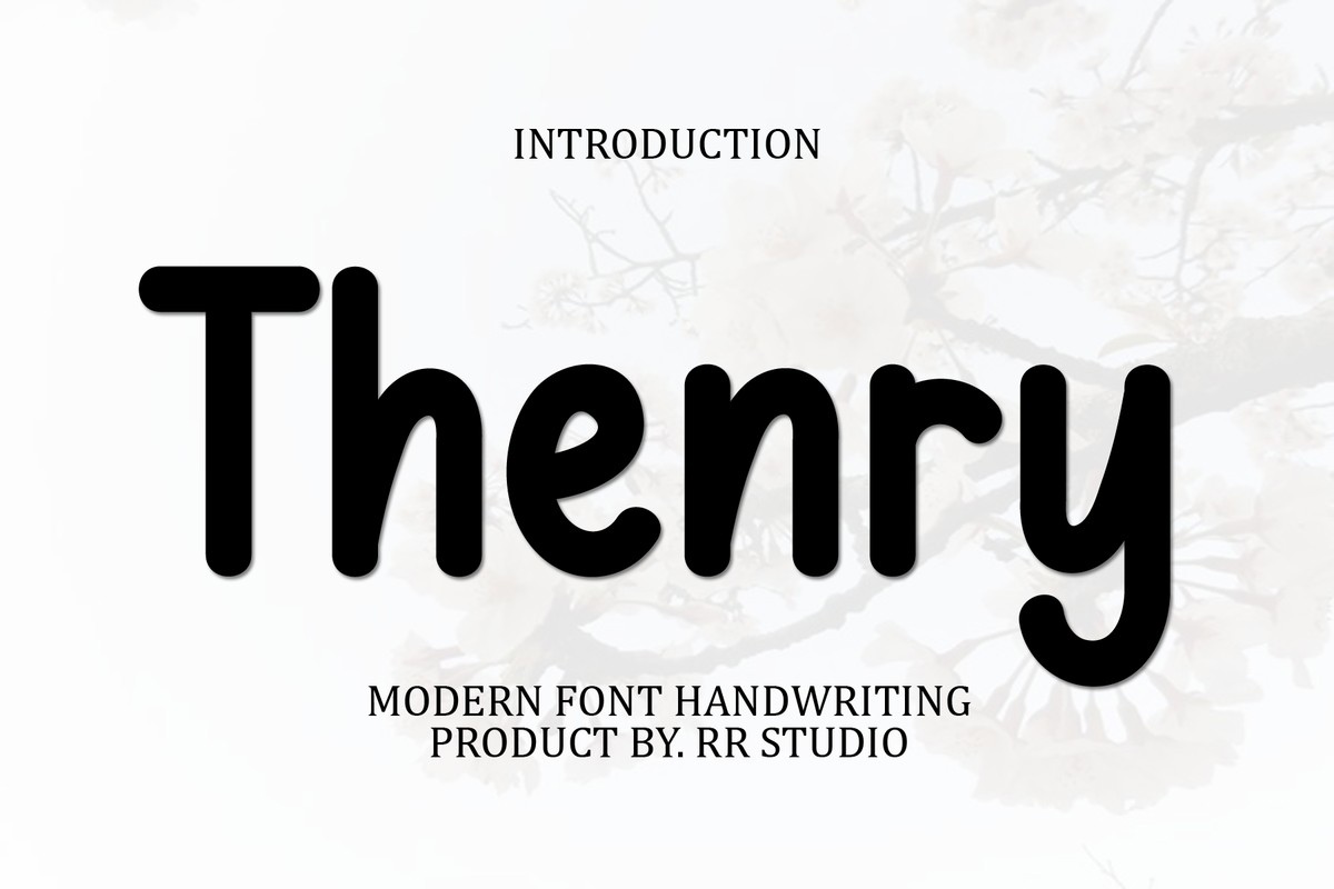 Thenry Font preview