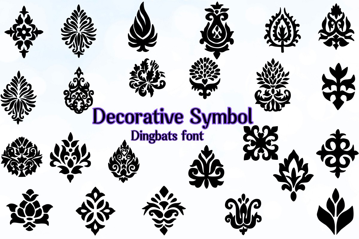 Decorative Symbol Font preview