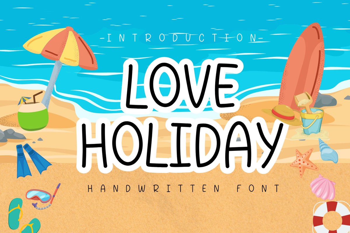 Love Holiday Font preview