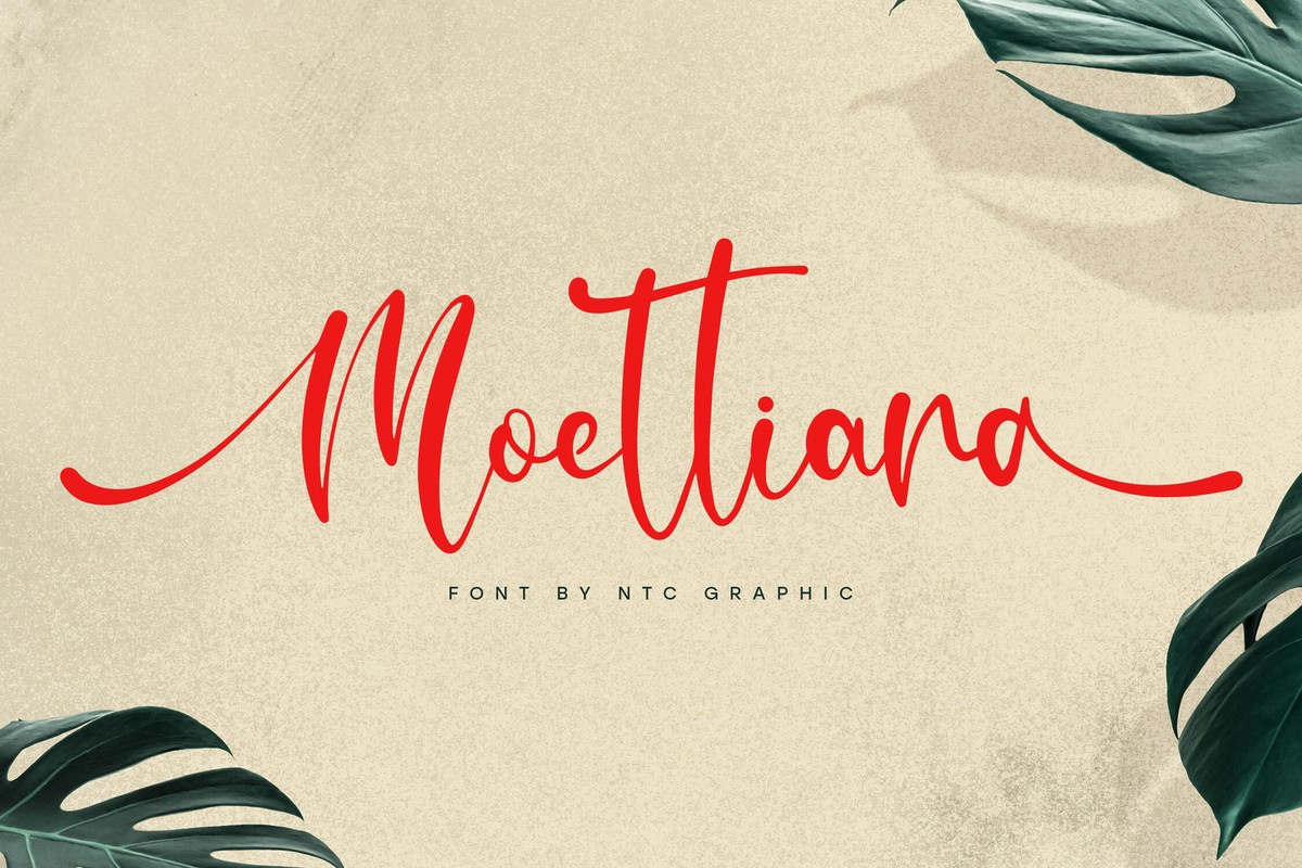 Moettiara Regular Font preview