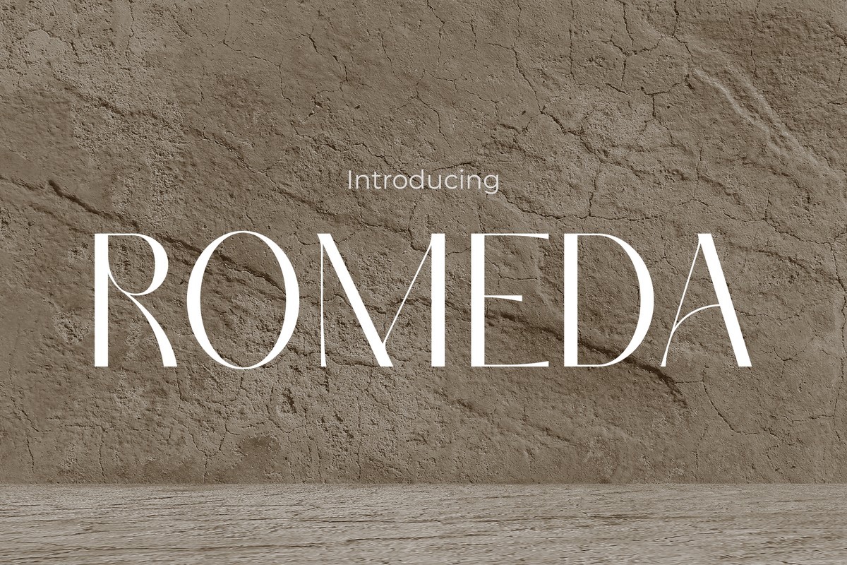 Romeda Font preview