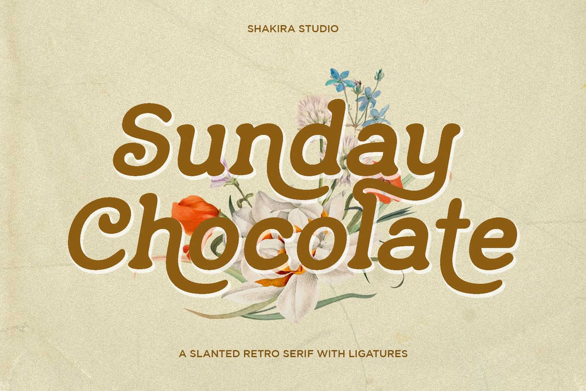 Sunday Chocolate Font preview