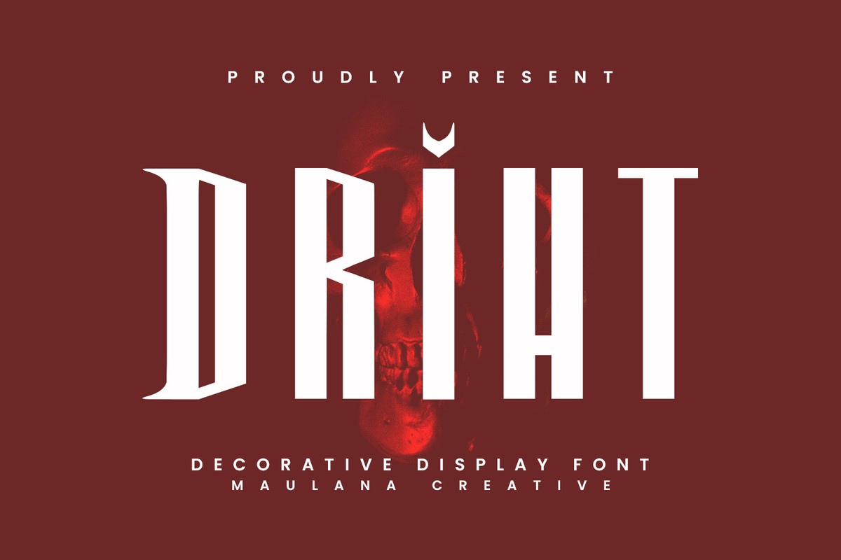 Driht Regular Font preview