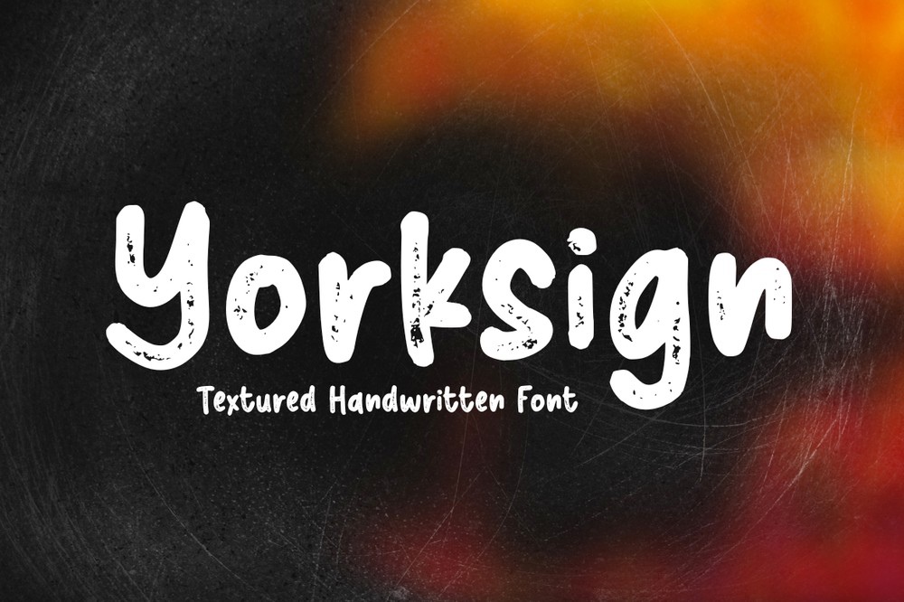 Yorksign Regular Font preview