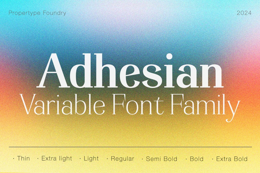 Adhesian Extra Bold Font preview