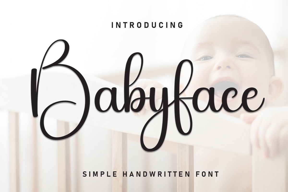 Babyface Regular Font preview