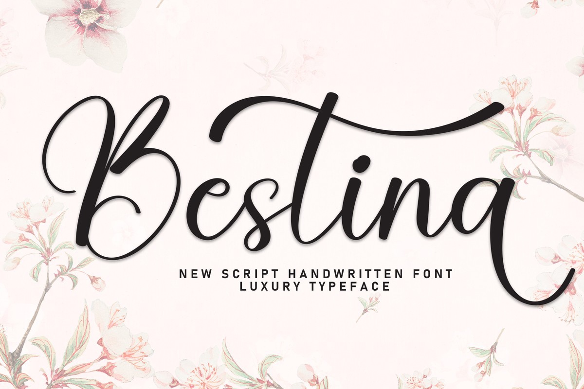 Bestina Regular Font preview