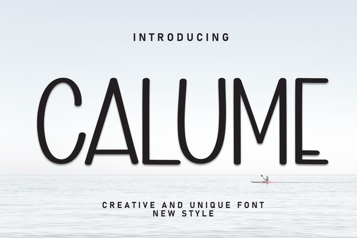 Calume Regular Font preview