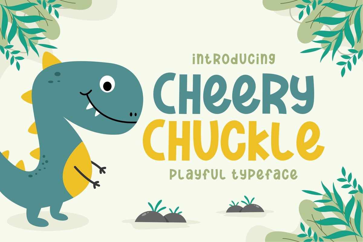 Cheery Chuckle Regular Font preview