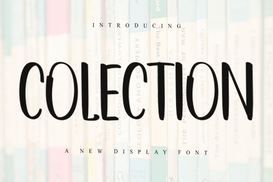 Colection Font preview