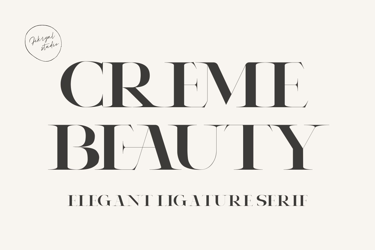 Creme Beauty Regular Font preview