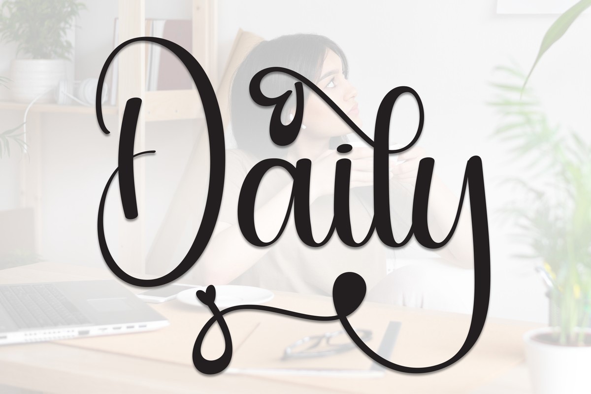 Daily Regular Font preview