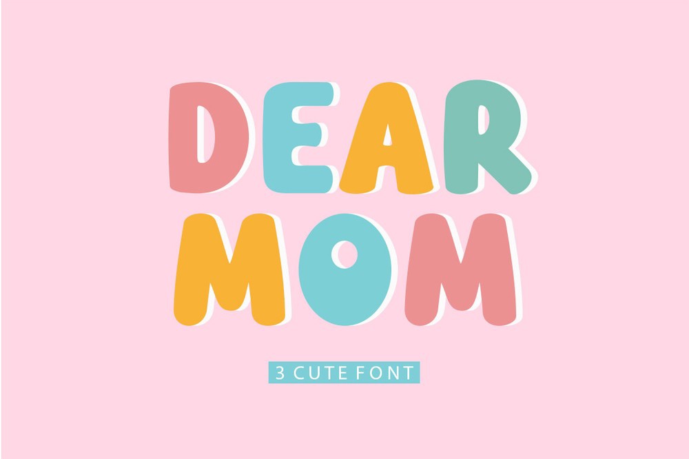 Dear Mom Regular Font preview