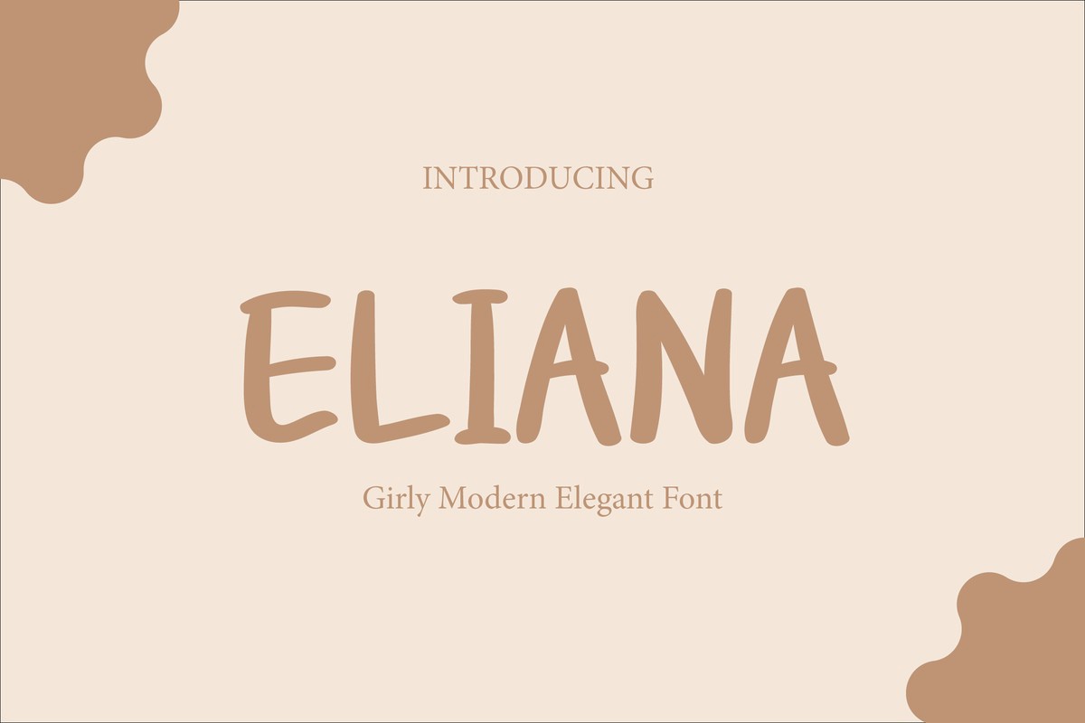 Eliana Regular Font preview