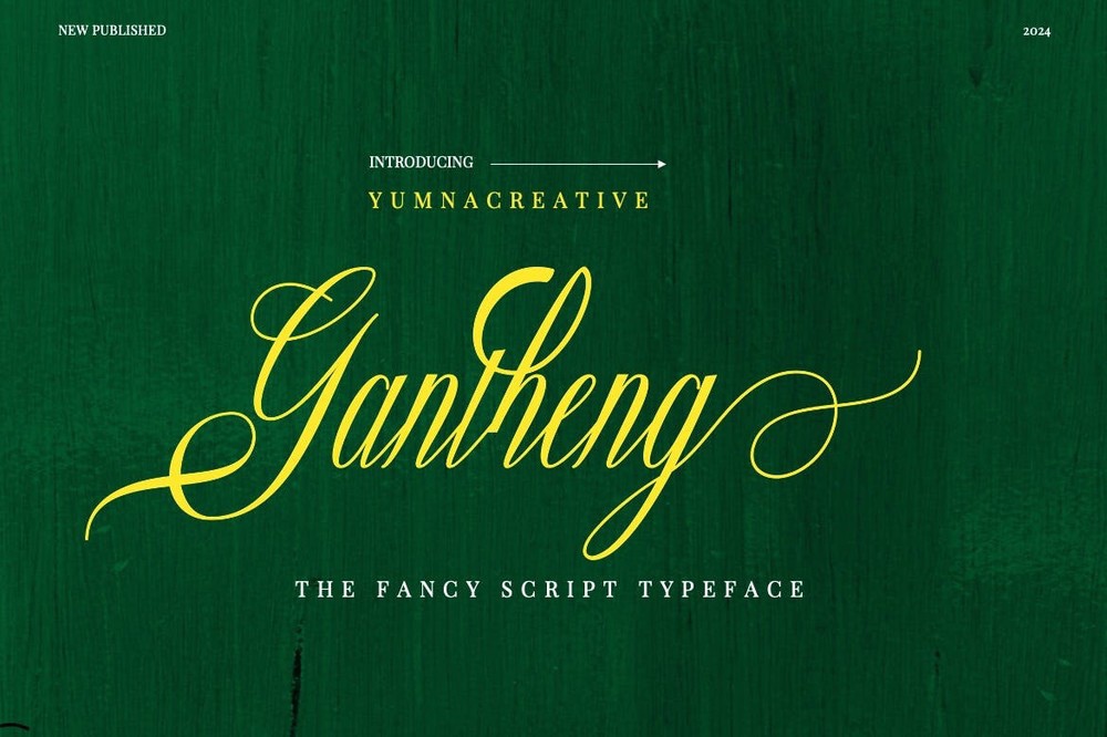 Gantheng Font preview