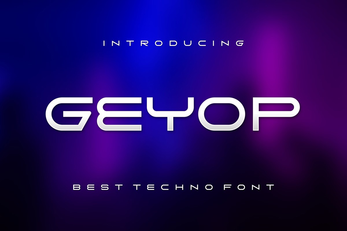 Geyop Regular Font preview