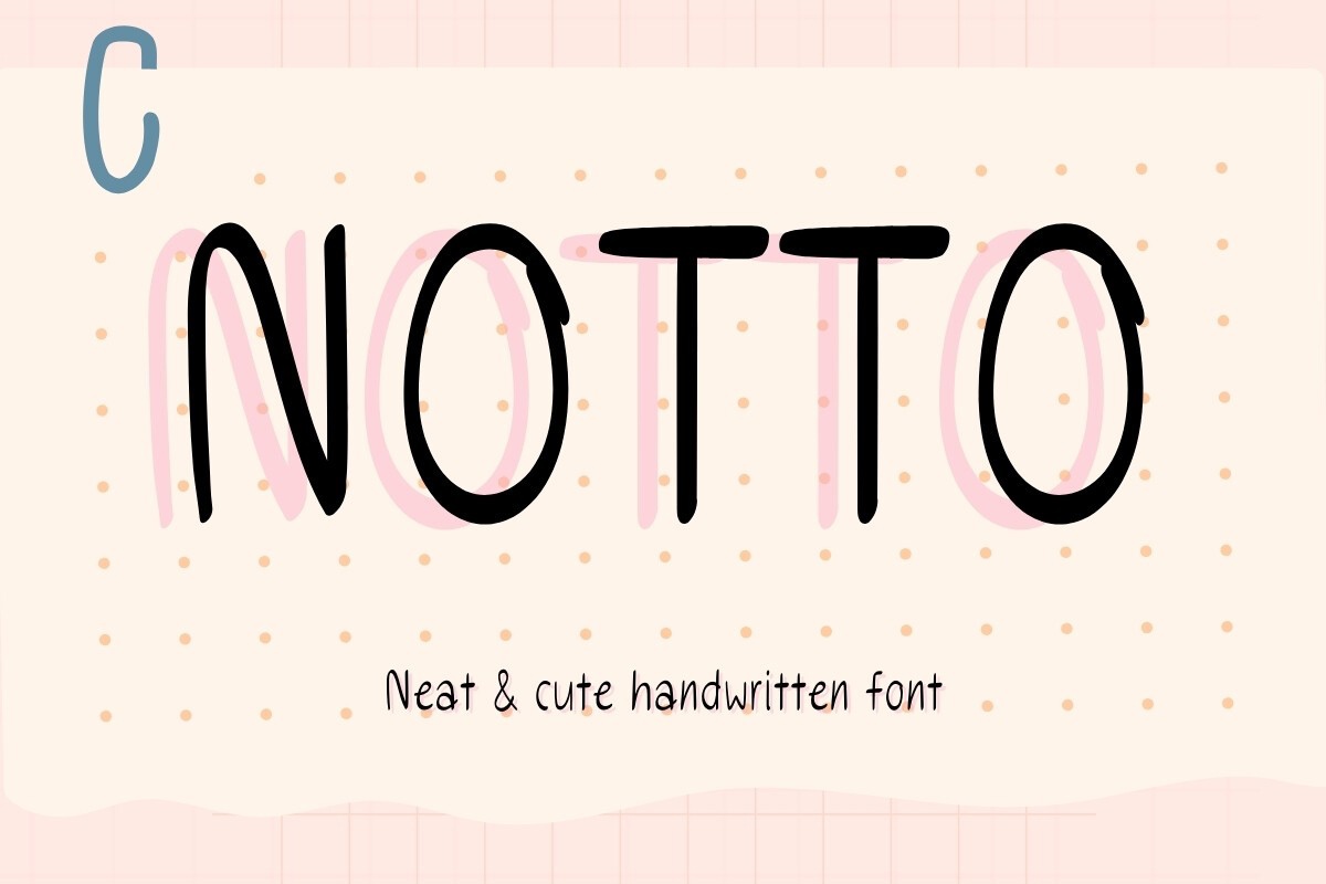 Notto Regular Font preview