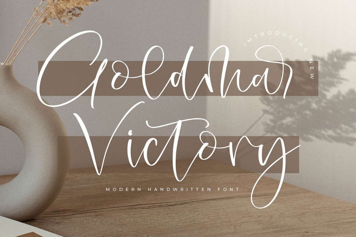 Goldmar Victory Regular Font preview