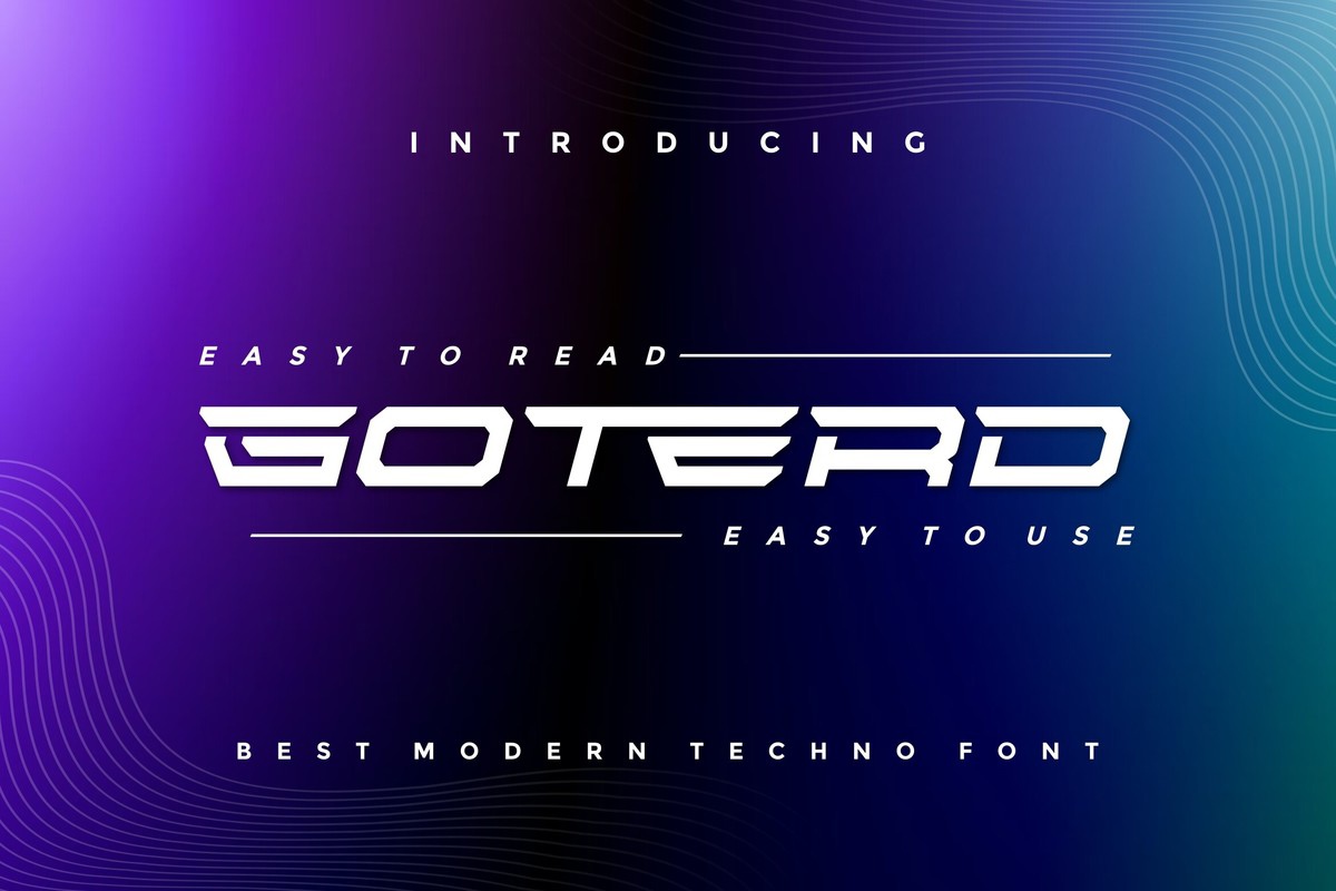 Goterd Regular Font preview