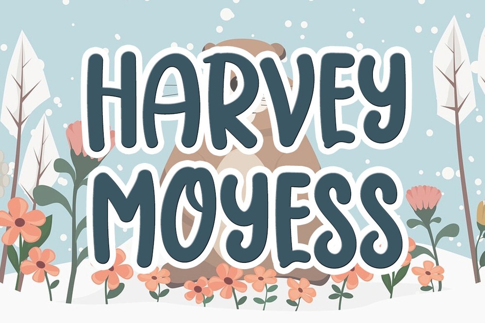 Harvey Moyess Regular Font preview