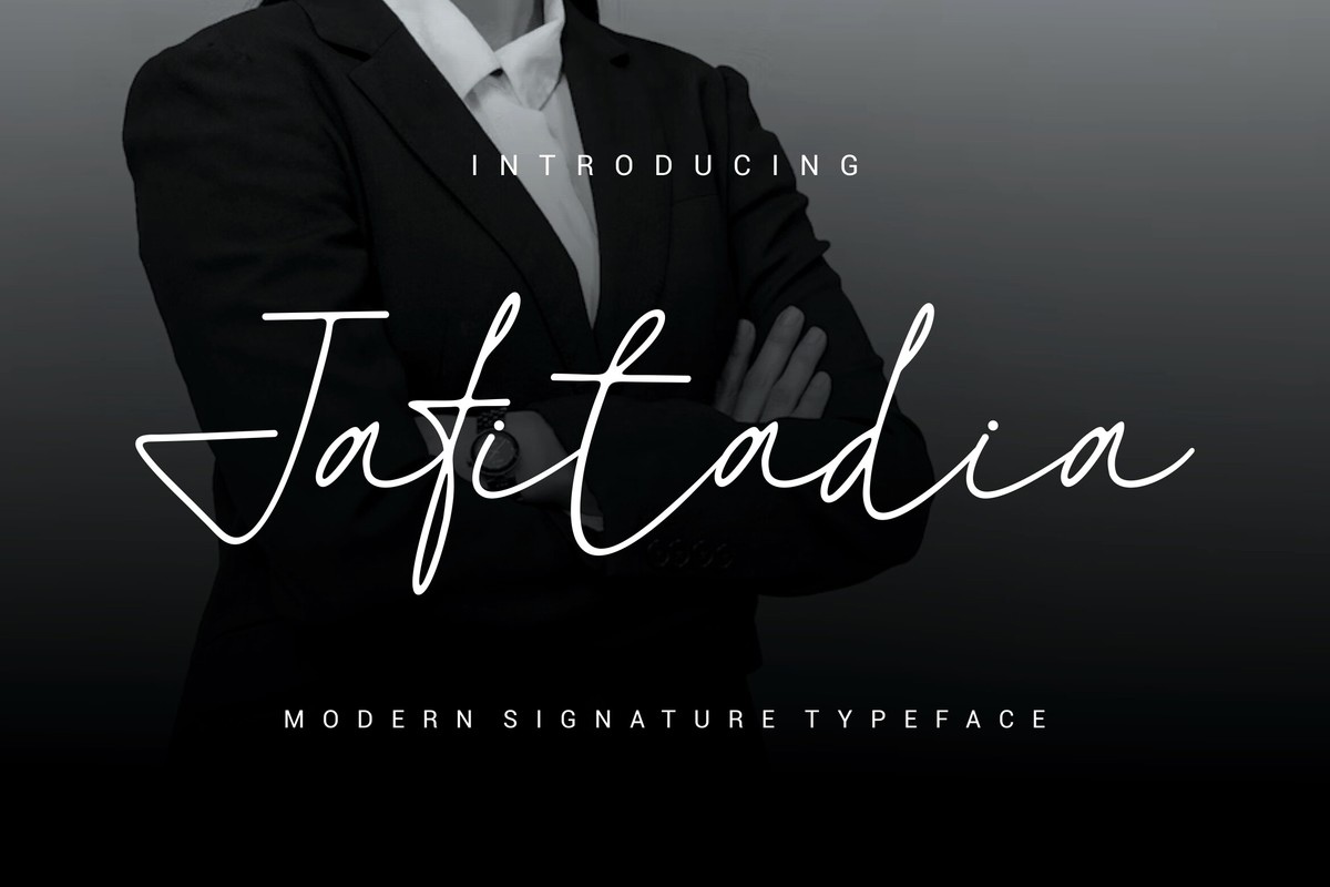 Jafitadia Regular Font preview