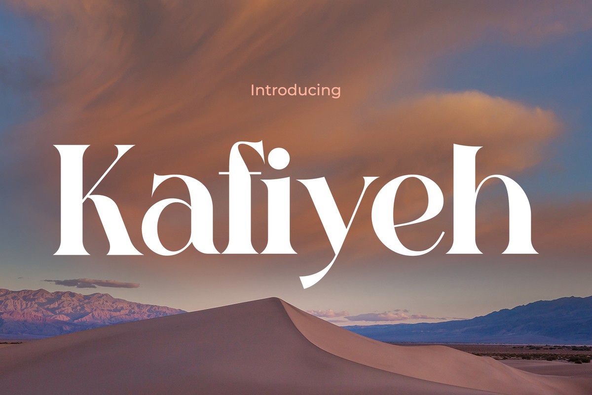 Kafiyeh Regular Font preview