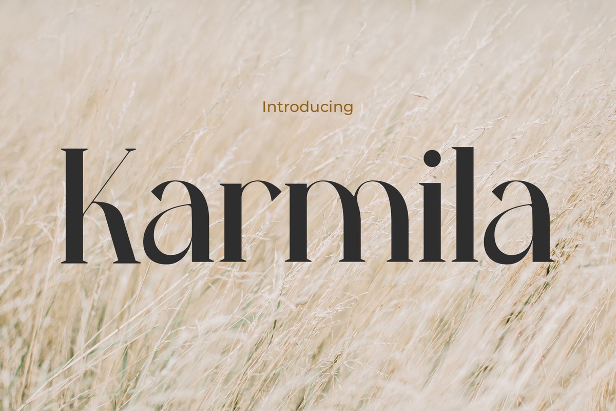 Karmila Font preview