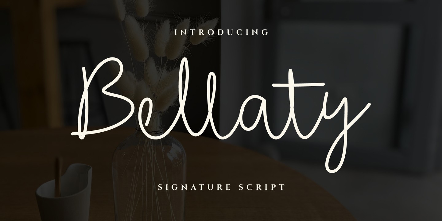 Bellaty Regular Font preview