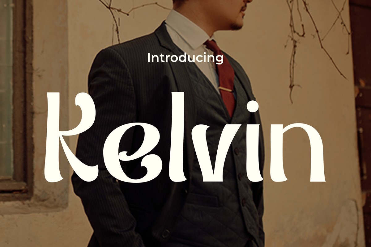 Kelvin Regular Font preview