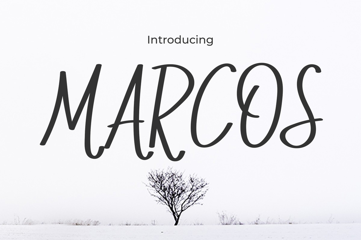 Marcos Regular Font preview