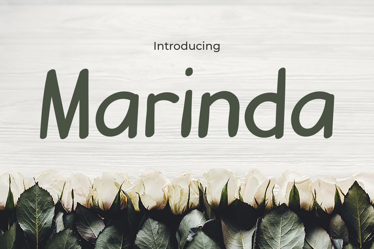 Marinda Regular Font preview