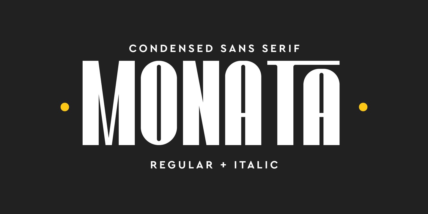 Monata Italic Font preview