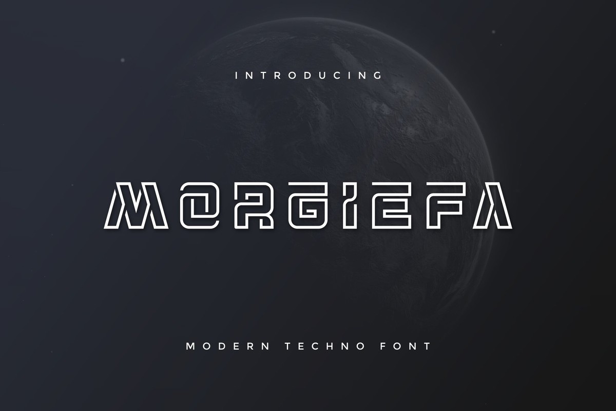 Morgiefa Regular Font preview