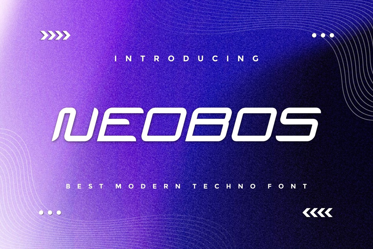 Neobos Regular Font preview