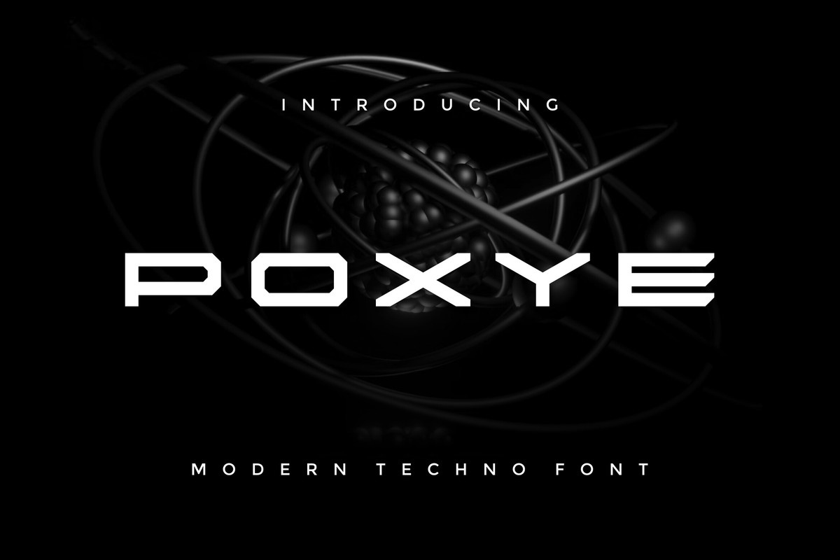 Poxye Regular Font preview