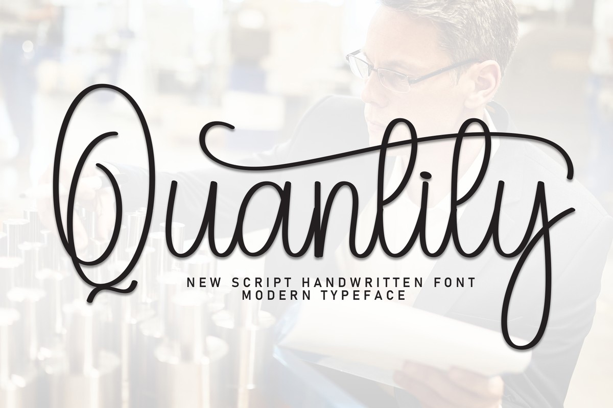 Quantity Regular Font preview