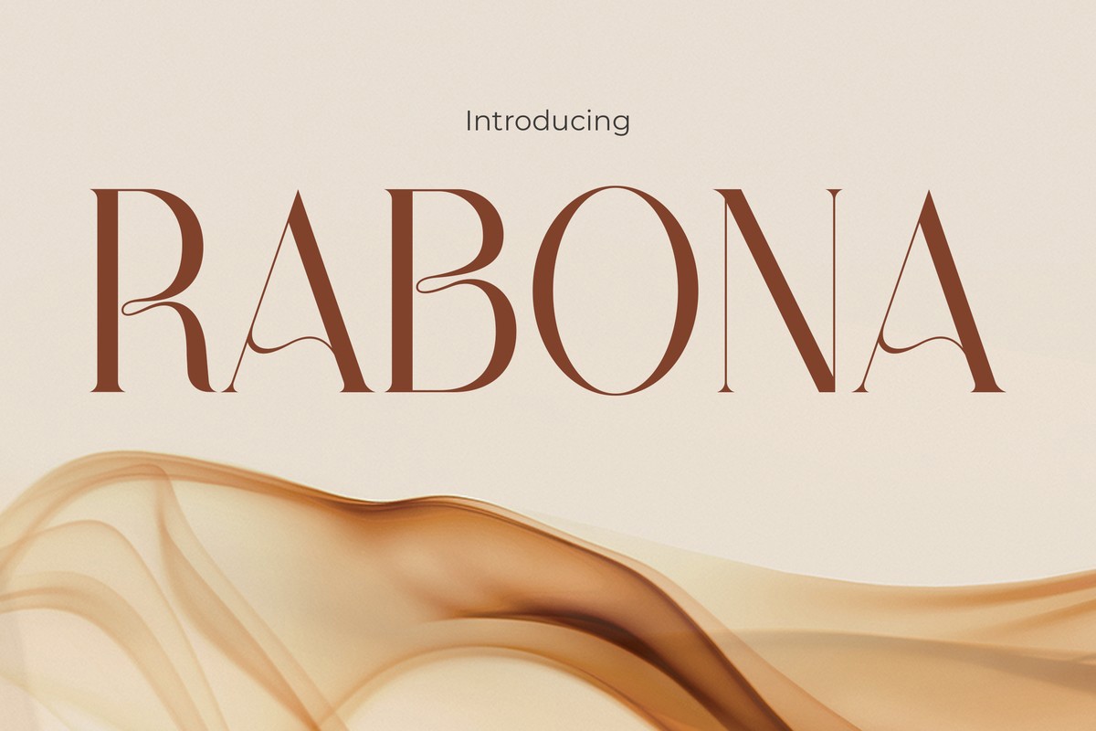 Rabona Regular Font preview