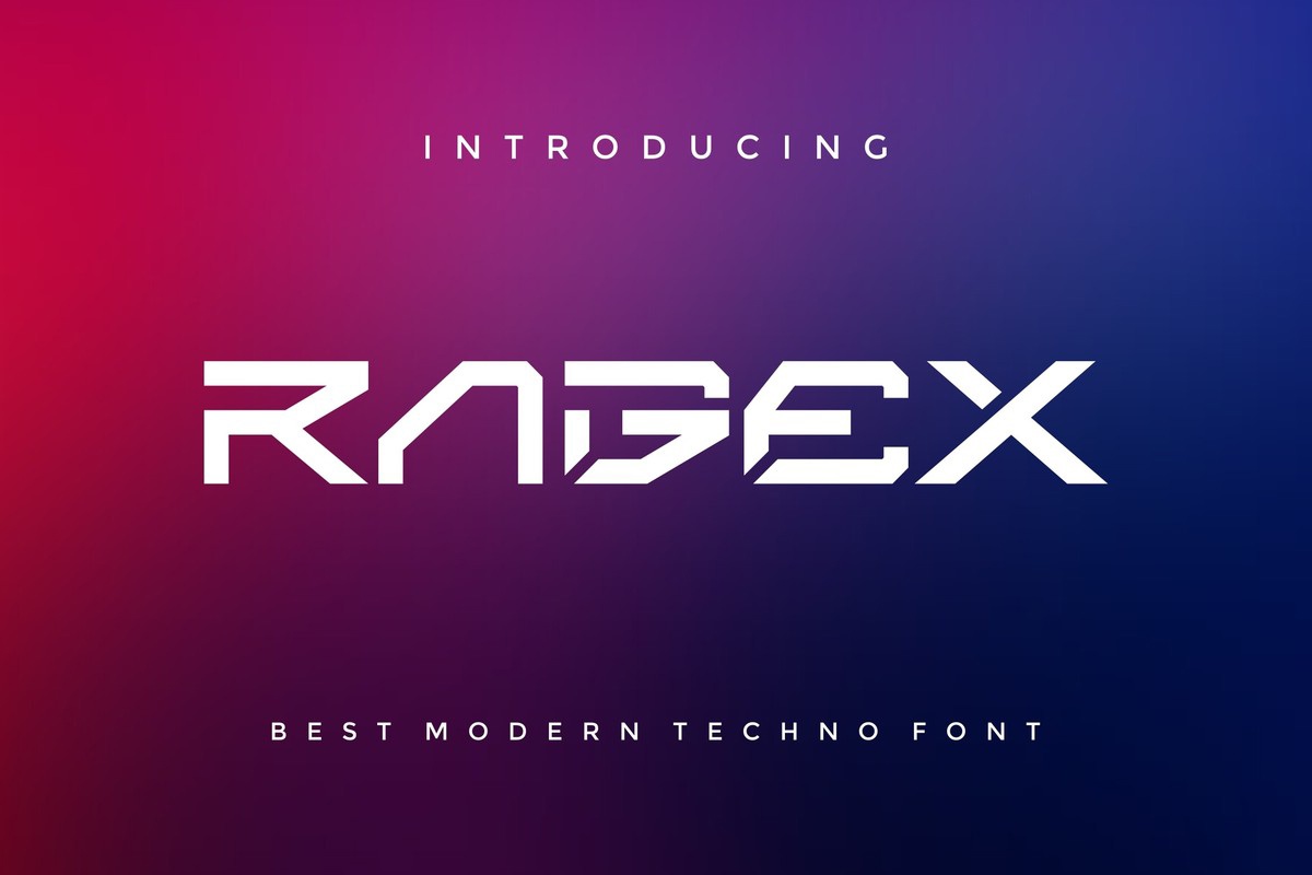 Ragex Regular Font preview