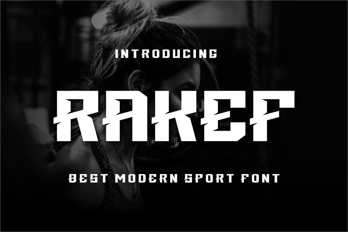 Rakef Font preview