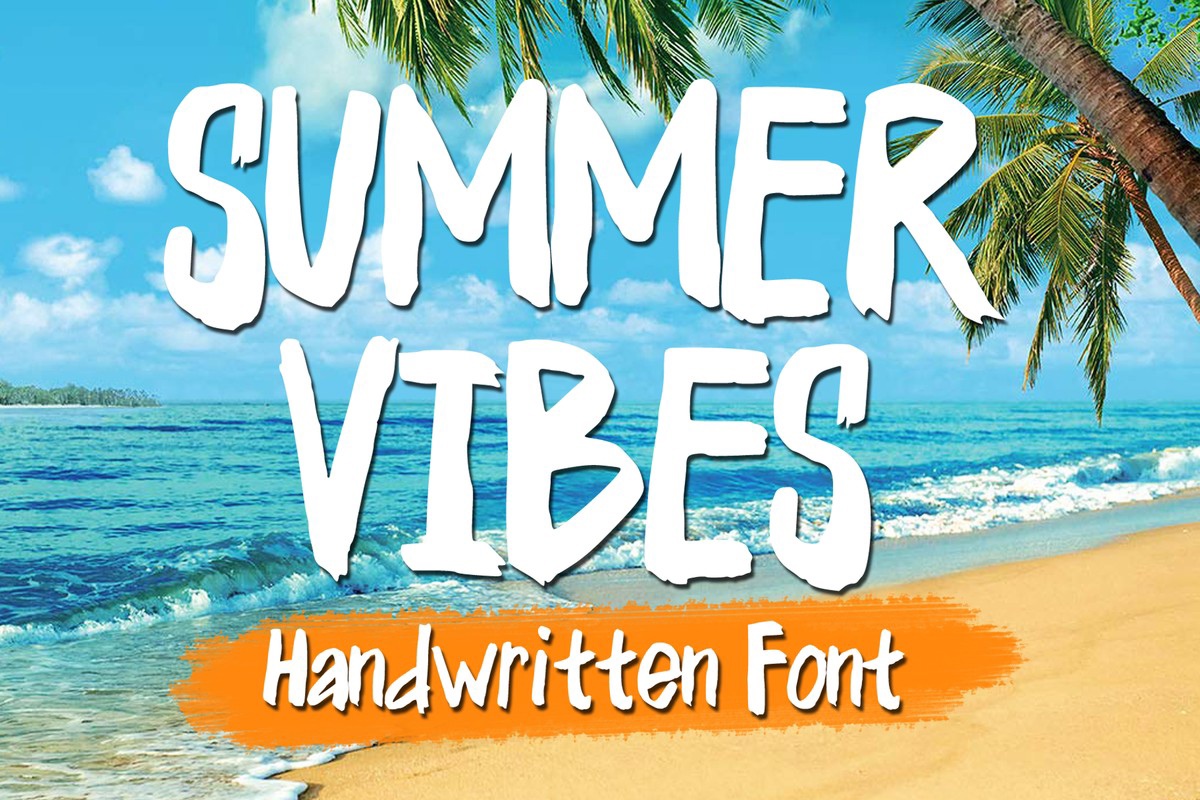 Summer Vibes Regular Font preview