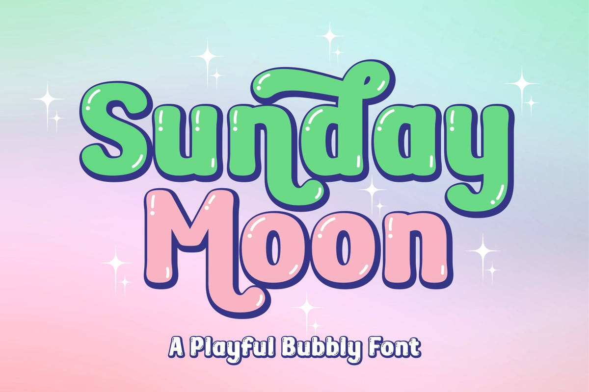 Sunday Moon Font preview