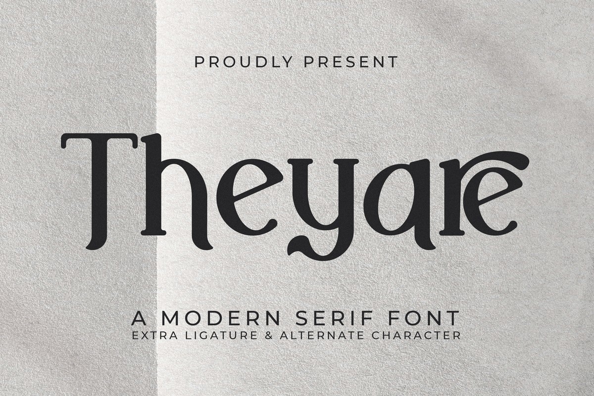 Theyare Font preview