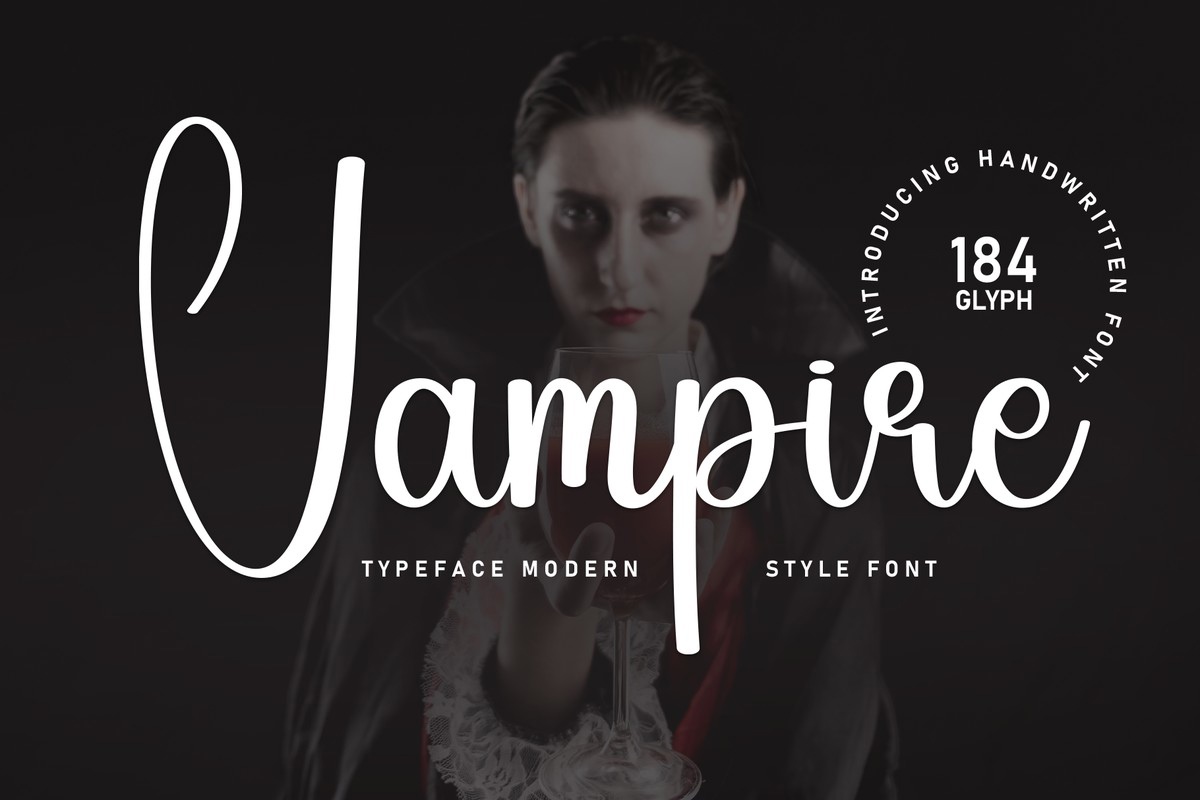 Vampire Regular Font preview