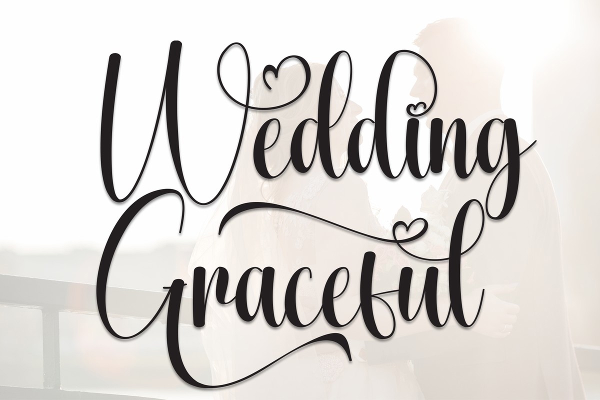 Wedding Graceful Regular Font preview