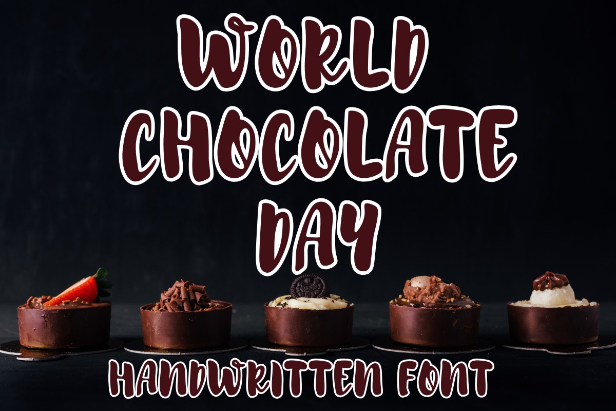 World Chocolate Day Regular Font preview