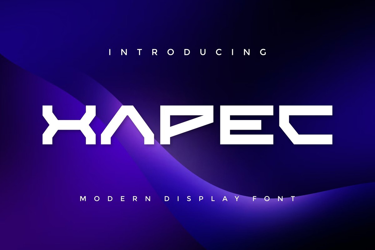 Xapec Font preview