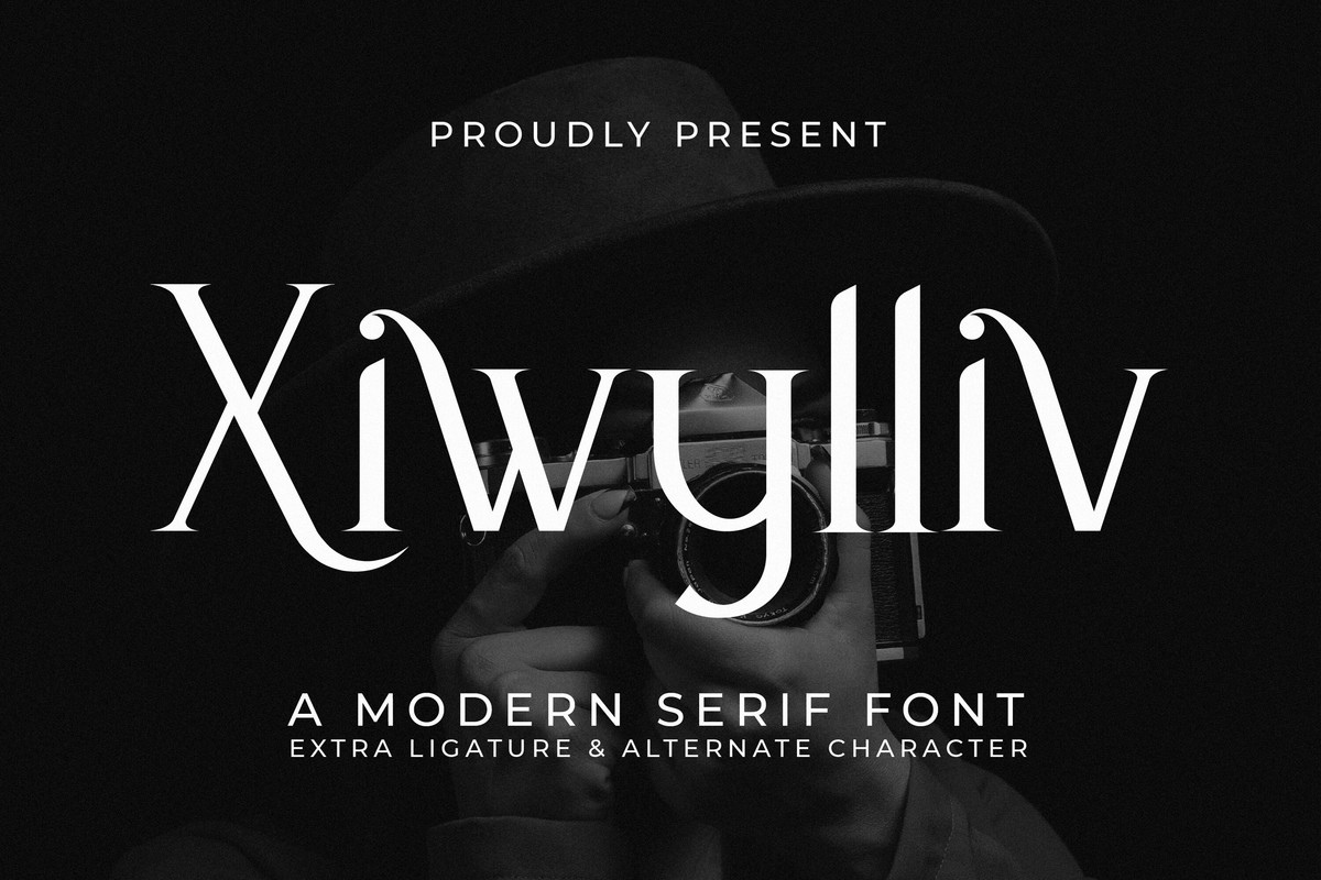 Xiwylliv Regular Font preview