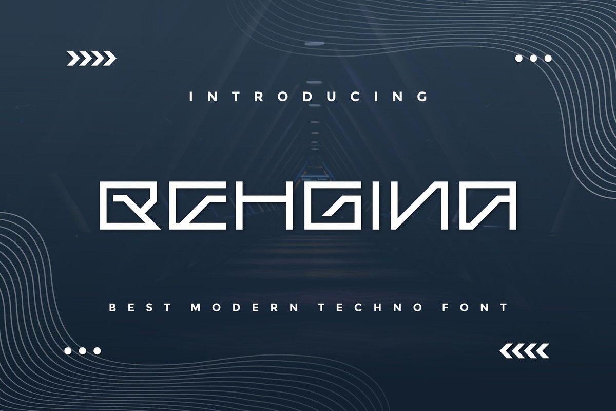 Behgina Font preview