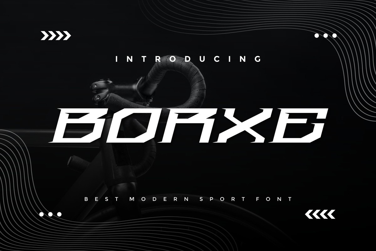 Borxe Font preview