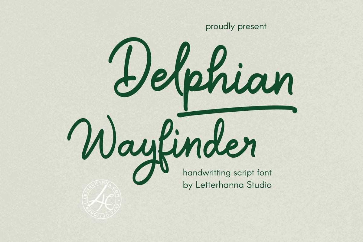 Delphian Wayfinder Font preview